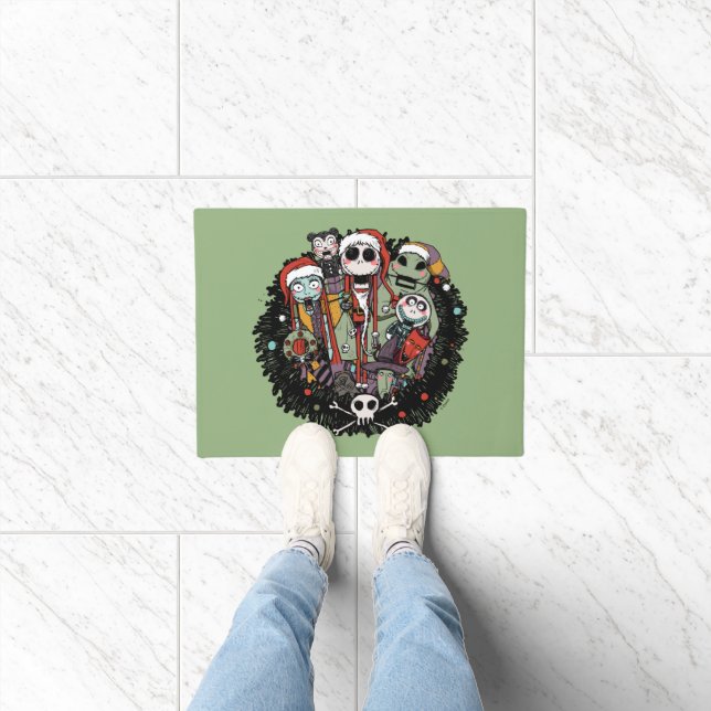 Making Christmas Fright Nutcrackers Doormat (Indoor)