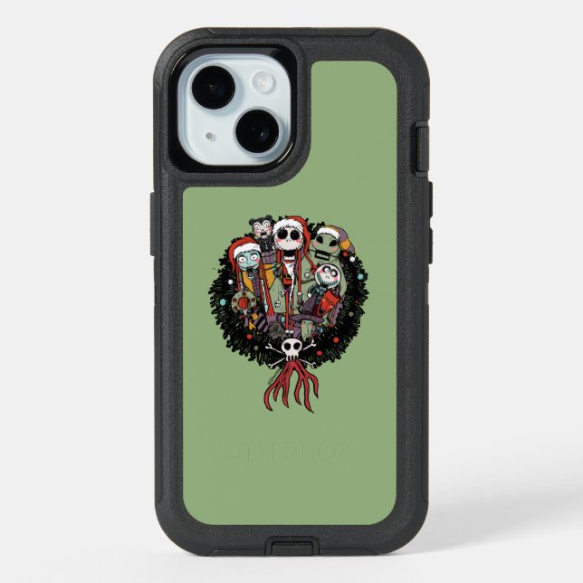 Making Christmas Fright Nutcrackers iPhone 15 Case (Back)