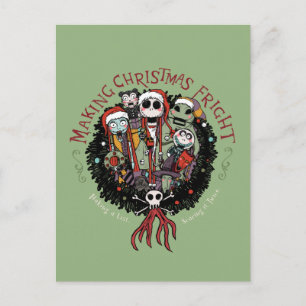 Making Christmas Fright Nutcrackers Postcard
