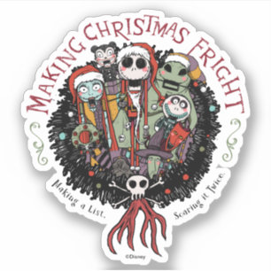 Making Christmas Fright Nutcrackers Sticker