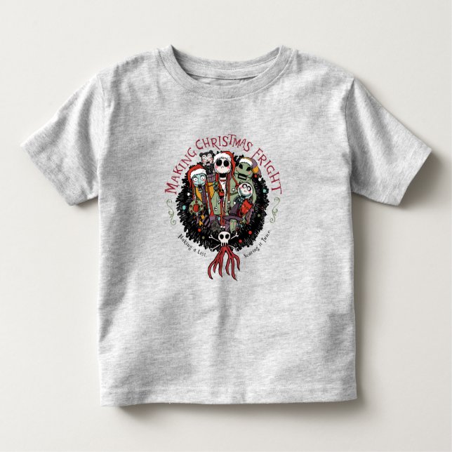 Making Christmas Fright Nutcrackers Toddler T-shirt (Front)