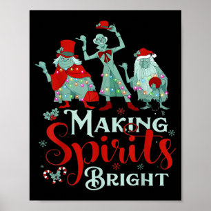 Making Christmas Srit Bright Retro Christmas Movie Poster