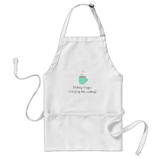 Making Coffee Cute Saying Adult Apron