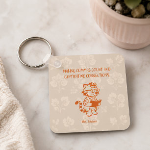 Making Commas Count Captivating Connections Gramma Keychain