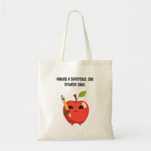 Making Difference Student Daily Educator Role Tote Bag