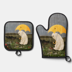 Making Friends Oven Mitt & Pot Holder Set