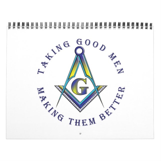 Making good men better Calendar (Cover)