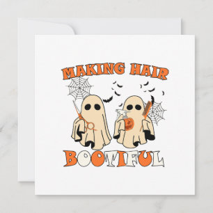 Making Hair Funny Ghost Hairdresser Halloween