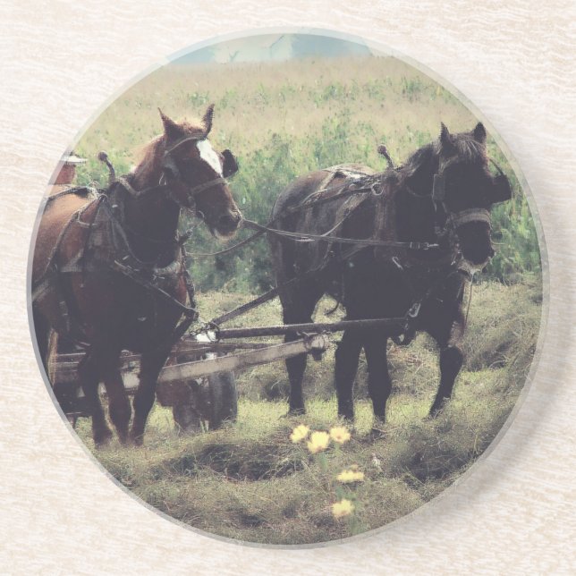 Making Hay Coaster (Front)