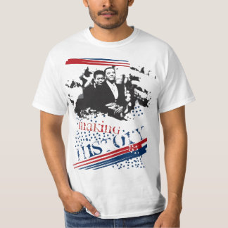 Making History_Red Blue JPEG T-Shirt