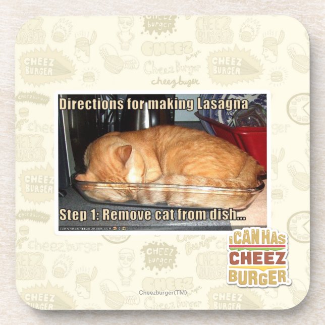 Making lasagna coaster (Front)