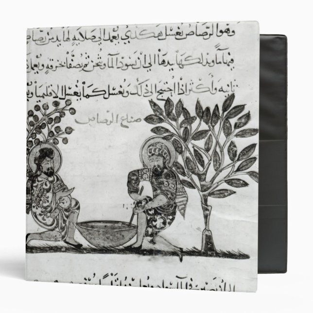 Making Lead, page from an Arabic edition 3 Ring Binder (Front/Inside)