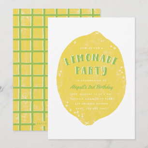 Making Lemonade Party Invitation - Lime