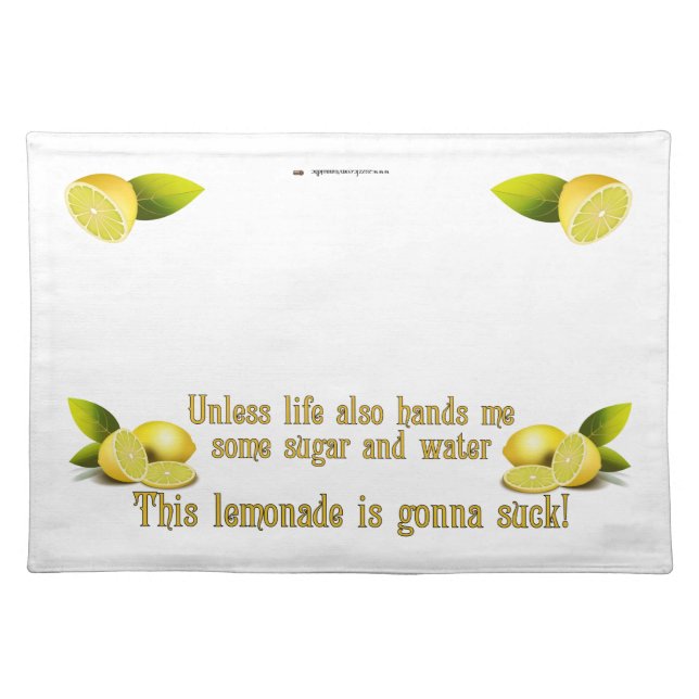 Making Lemonade Placemat (Front)