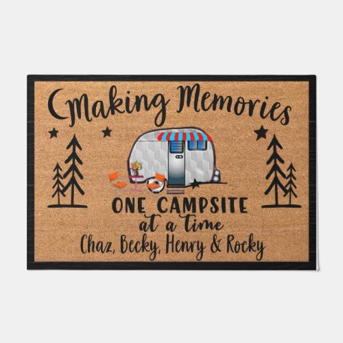 Making Memories Doormat Customized Camping Doormat