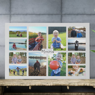 Making Memories Family Photo Collage Faux Canvas