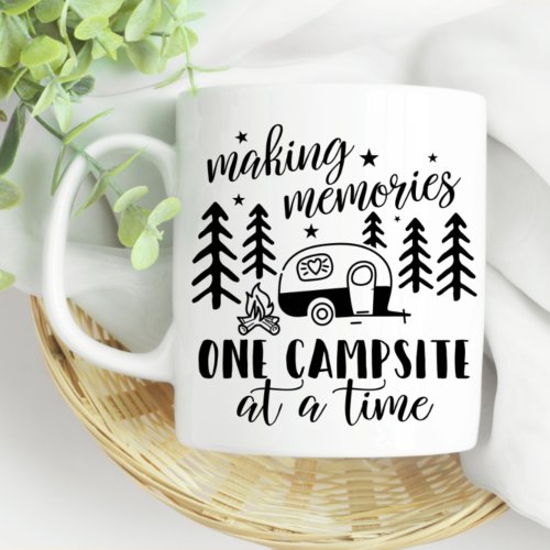 Making Memories Happy Camper Fun Summer Coffee Mug