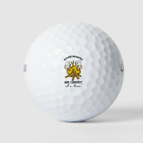 Making Memories One Campfire At A Time Golf Balls