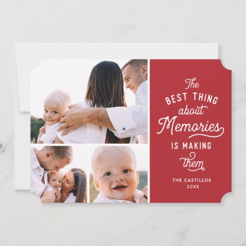 Making Memories Photo Collage Christmas Card