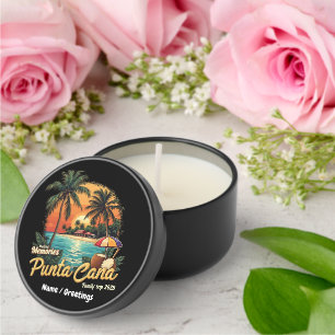 Making Memories Punta Cana Family Trip 2025 Mini Candle Favors