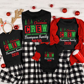 Making Memories Together Customized Christmas Crew T-Shirt