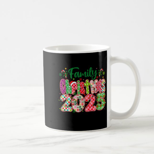 Making Memories Together Xmas Pajamas Family Chris Coffee Mug (Right)