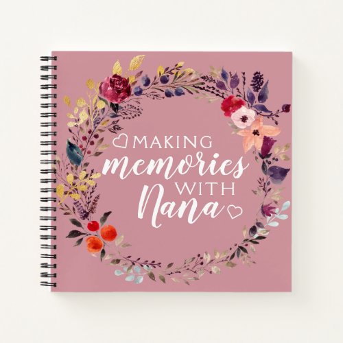 Making Memories with Nana Keepsake Memory Book