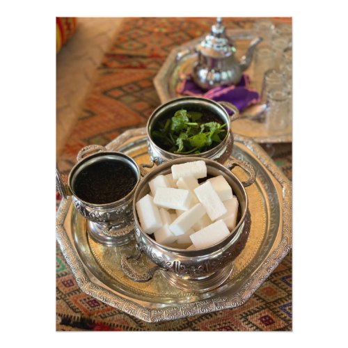 Making Mint Tea in Marrakech Morocco Photo Print