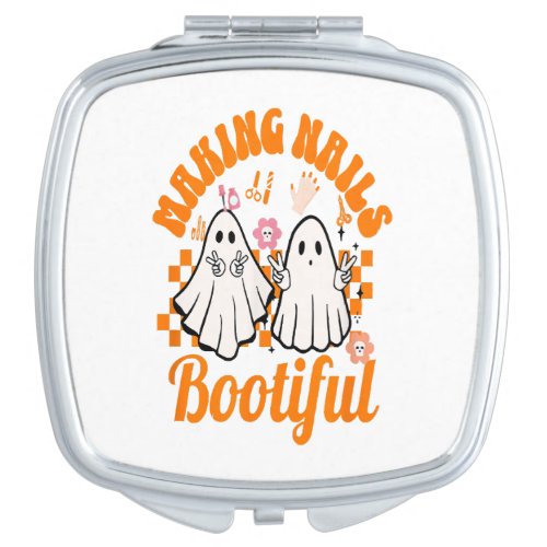 making nails bootiful halloween compact mirror