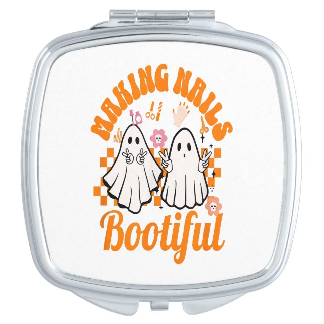 making nails bootiful halloween compact mirror (Front)