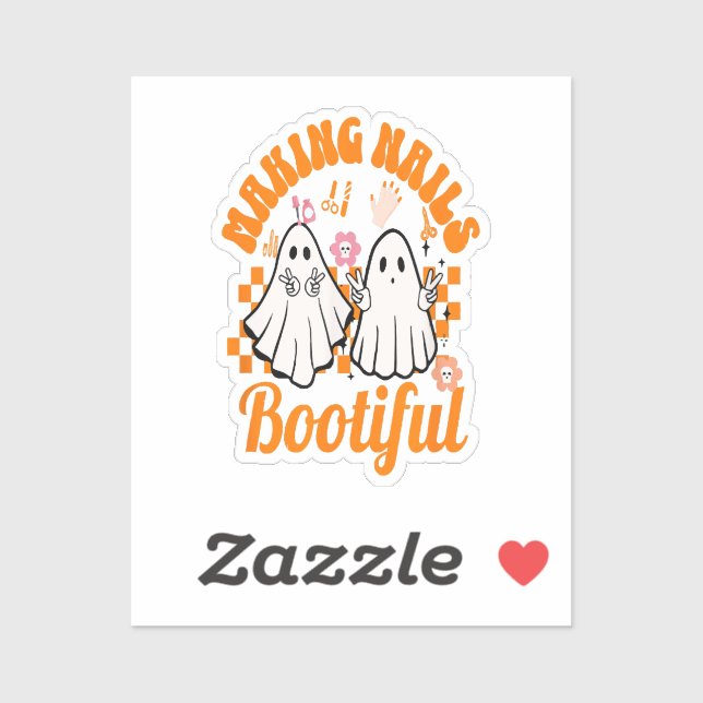 making nails bootiful halloween sticker (Sheet)