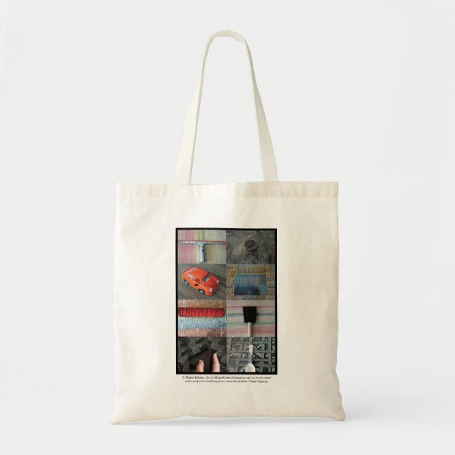 Making Paste Papers Tote Bag (Front)