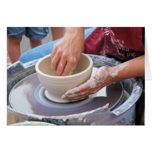 Making Pottery Cards (Front Horizontal)