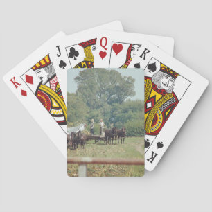 Making Silage #amishcountry #farmlife #amish Poker Cards