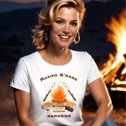 Making Smore Memories Cute Campfire T_shirt