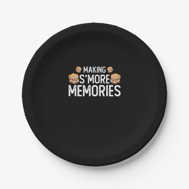 Making Smore Memories Paper Plates (Front)