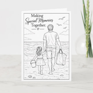 Making Special Memories Together Color Me Card
