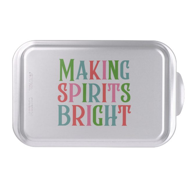 Making Spirits Bright Cake Pan (Front)