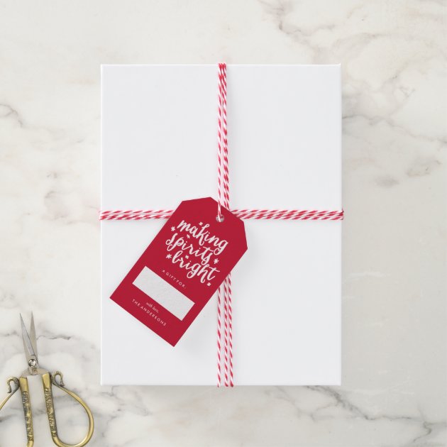 Making Spirits Bright Gift Tags