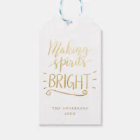 Script Family Gift Tags