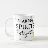 Making Spirits Bright Holiday Coffee Mug (Left)