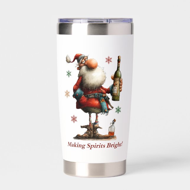 Making Spirits Bright Insulated Tumbler (Front)