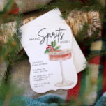 Making Spirits Bright Minimal Christmas Party Invitation<br><div class="desc">Anyone planning a holiday party would love our templated items featuring a charming hand-painted Christmas cocktail theme. These Christmas Party invites effortlessly blend festive elegance with practicality. The painted spirits design adds a touch of warmth and whimsy, perfect for seasonal celebrations. With fun, festive fonts that capture attention and set...</div>