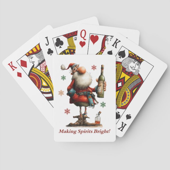 Making Spirits Bright Playing Cards (Back)
