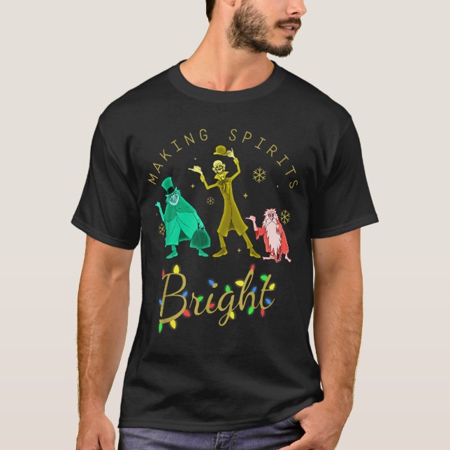 Making Srits Bright Christmas Retro Groovy Christm T-Shirt (Front)