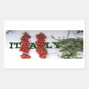 Making Sun Dried Tomatoes Rectangular Sticker