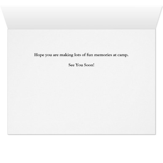 Making Sweet Memories at Summer Camp (Inside Horizontal (Bottom))