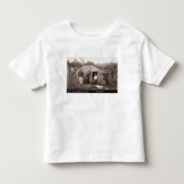 Making Tappa, a native cloth, c.1875 (sepia photo) Toddler T-shirt (Front)