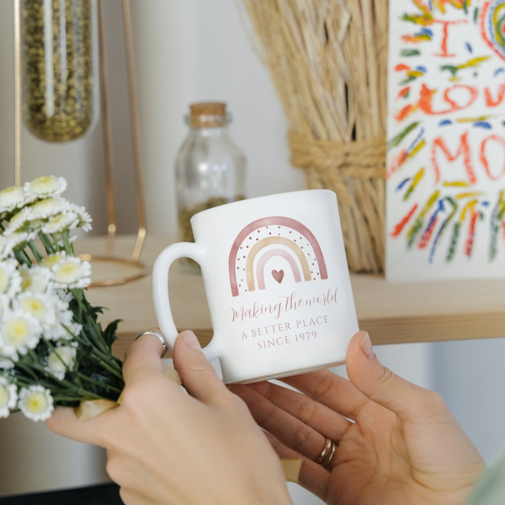Discover Making The World A Better Place Birthday Mug