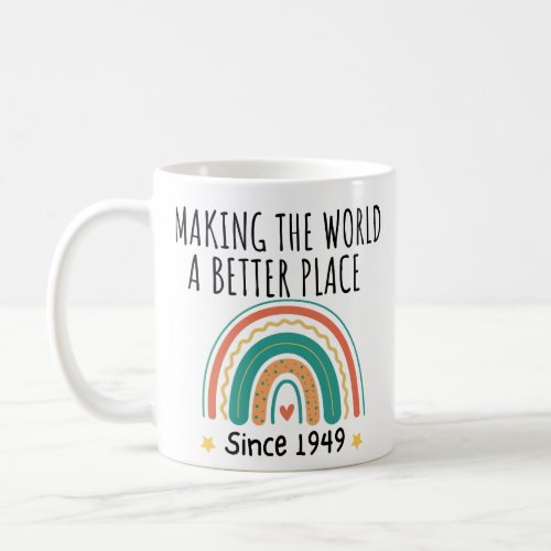 Making the world a better place valentine day love coffee mug